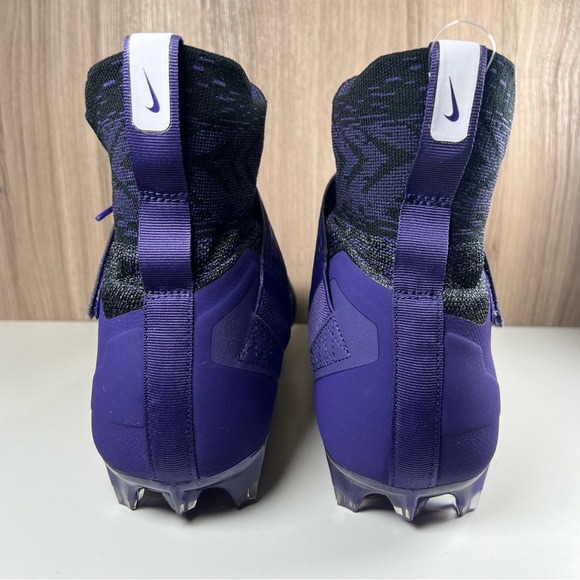 Nike Alpha Menace Elite 2 Flyknit Football Cleats BV2077-011 Men’s Size 14 - Picture 6 of 10